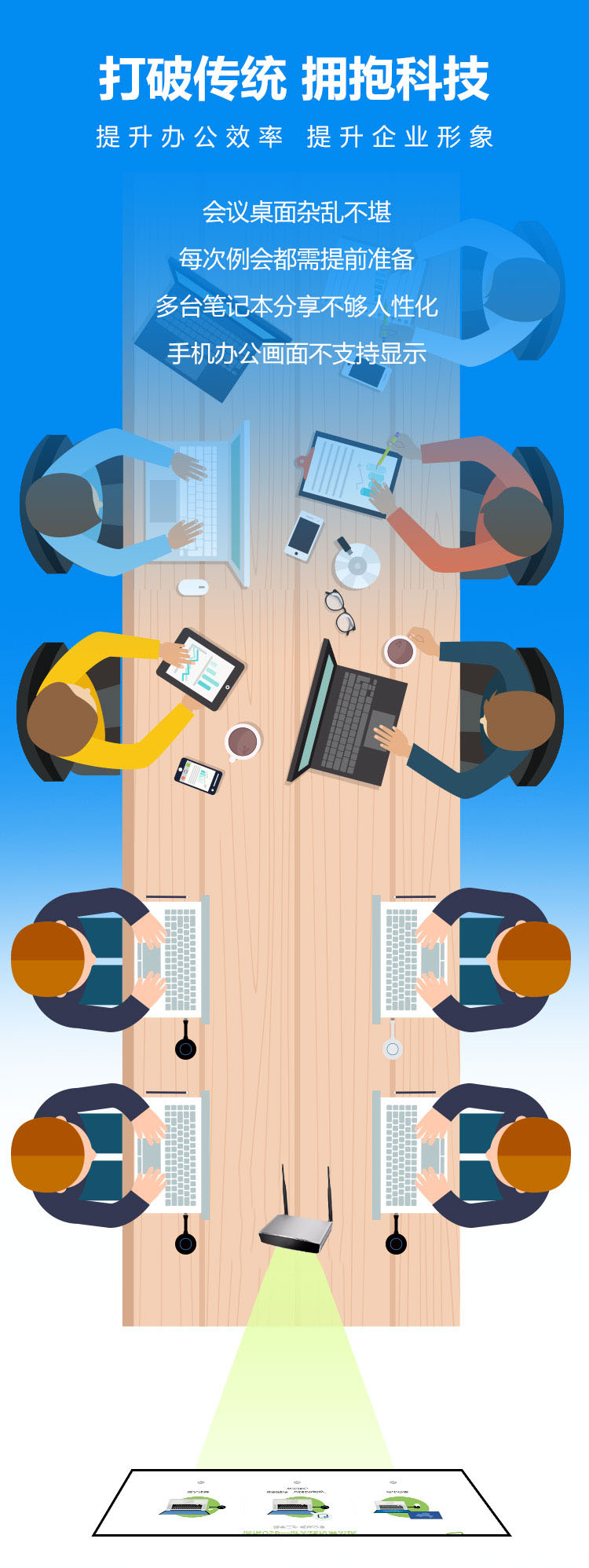 中小型會議室無線投屏器,即插即秀 中小型會議室無線投屏器,即插即秀